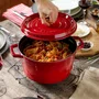 Caçarola Redonda em Ferro Fundido La Cocotte Staub 24cm 3,8L Cereja