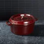 Caçarola Redonda em Ferro Fundido La Cocotte Staub 26cm 5,2L - Vermelho Granada