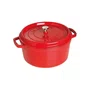 Caçarola Staub Redonda Premium Cereja Ferro Fundido 18cm