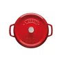 Caçarola Staub Redonda Premium Cereja Ferro Fundido 18cm