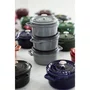 Caçarola Redonda Staub Ferro Fundido Cinza Grafite 12cm