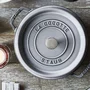 Caçarola Redonda Staub Ferro Fundido Cinza Grafite 12cm