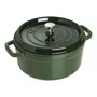 Caçarola Staub Redonda Ferro Fundido Verde Basil 26cm
