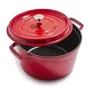 Caçarola Staub Redonda Ferro Fundido Vermelho cereja 30 cm