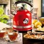 Chaleira Elétrica Moderna 2854 Ariete Inox 1,7 Litros Vermelha