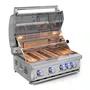 Churrasqueira Elettromec de Embutir a Gás 30 Polegadas Inox 304
