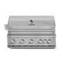Churrasqueira de Embutir Elettromec a Gás 36 Polegadas 6 Queimadores Inox 304