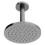 Chuveiro de Teto Loop Doka Brushed Nickel Redondo 15cm 10,7 Litros