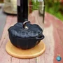 Cocotte STAUB Cerâmica Pumpkin Abóbora Preto Fosco 12cm