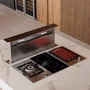 Coifa de Bancada Downdraft Elettromec Sollevare 90cm Connect 220V