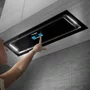Coifa de Embutir Cuisinart Arkton Inox e Preto Sucção Perimetral 1200M³ 90CM