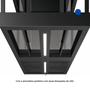 Coifa de Ilha Mythos FMY TSHELF 180 cm Franke Preto