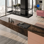 Coifa de Ilha Mythos FMY TSHELF 180 cm Franke Preto