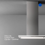 Coifa de Ilha para Direita Lumen NRS Falmec Inox 175cm 220V