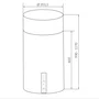 Coifa de Ilha Invita Inox 35 cm 220V