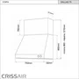 Coifa de Parede Crissair Profissional Dallas Inox 75 cm 220V