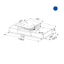 Coifa de Teto e Purificador de Ar FCMY Air Hub 120cm Franke Branco