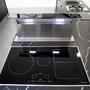 Combo Coifa de Embutir na Bancada Downdraft Sollevare com Cooktop de Indução Elettromec com 5 Queimadores - 220v