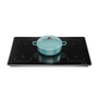 Combo Coifa de Embutir na Bancada Downdraft Sollevare com Cooktop de Indução Elettromec com 5 Queimadores - 220v