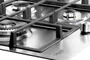 Combo Cozinha Crissair Completo Cooktop 90cm 5kW + Coifa Soft Perimetral + Torre Quente Inox/Black