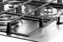 Combo Cozinha Crissair  Cooktop Signature Inox 90cm + Coifa de Ilha NI 39 Black Cristal