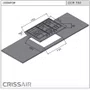Combo Cozinha Crissair Signature Cooktop Inox 304 5 Bocas 75cm e Coifa de Parede Soft 1.050 m³/h