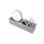 Combo DeBacco Cuba Quadratino 500 + Misturador Monocomando 2000 + Kit Calha Úmida 60cm com Acessórios
