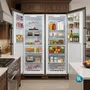 Combo Duo Side by Side Refrigerador e Freezer Conversível Cuisinart Arkton Inox 760L