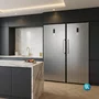 Combo Duo Side by Side Refrigerador e Freezer Conversível Cuisinart Arkton Inox 760L