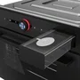 Combo Elettromec Black Matte: Micro-ondas a Vapor 45L + Forno a Vapor 74L  220V