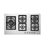 Combo Elettromec - Coifa de Ilha + Cooktop 5 Bocas - 90cm