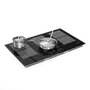 Combo Elettromec Coifa Sollevare 90cm + Cooktop de Indução 6 Semi Flex Zone Linha Vetro
