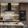 Combo Elettromec - Micro-ondas e Forno Elétrico de Embutir + Cooktop + Coifa de Parede - 220V