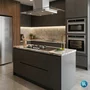 Combo Torre Quente Elettromec Sole de Embutir: Micro-Ondas 45L a Vapor e Forno Elétrico Digital TFT Inox 220V