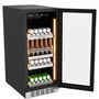 Conjunto de Adega 25 Garrafas e Cervejeira 88L de Embutir Elettromec com Porta em Vidro e Inox