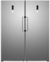Conjunto Geladeira + Freezer em Inox Twinset Crissair 760L Com Compressor Inverter 220v