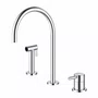 Monocomando de Bancada para Cozinha Kromma com Bica Alta e Ducha Manual Chrome