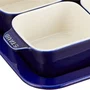 Conjunto para Aperitivos em Cerâmica Staub  5pcs, 19x19cm Azul Marinho