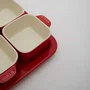 Conjunto Staub em Cerâmica para Aperitivos 5 Peças Cereja