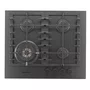 Cooktop a Gás Elettromec Black Matte 60cm 4Q CKG-4Q-60-BM-3TNA