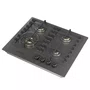 Cooktop a Gás Elettromec Black Matte 60cm 4Q CKG-4Q-60-BM-3TNA