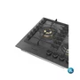 Cooktop a Gás de Embutir Elettromec Black Matte 75cm 5Q 220V CKG-5Q-75-BM-3TNA