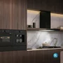 Cooktop a Gás de Embutir Elettromec Black Matte 75cm 5Q 220V CKG-5Q-75-BM-3TNA