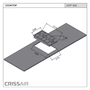 Cooktop a Gás Em Inox Crissair 2 Bocas Dominó CCP 302 Bivolt