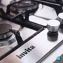 Cooktop Invita a Gás Dual Flame Inox Bivolt 70cm
