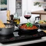 Cooktop de Indução 1998 Ariete Portátil Vitrocerâmico Touch 2 Queimadores Preto