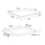 Cooktop de Indução Maris FMA 804 Franke 4 Zonas de Cocção 77cm 220V