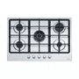 Cooktop à Gás Inox FHSM 755 Franke 5 Queimadores Dupla Chama Lateral 75cm 220V