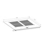 Cooktop de Indução Elettromec 4 Semi Flex Zone 60cm 220v