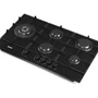 Cooktop Invita à Gás em Vidro Black 5 Queimadores Bivolt 90cm